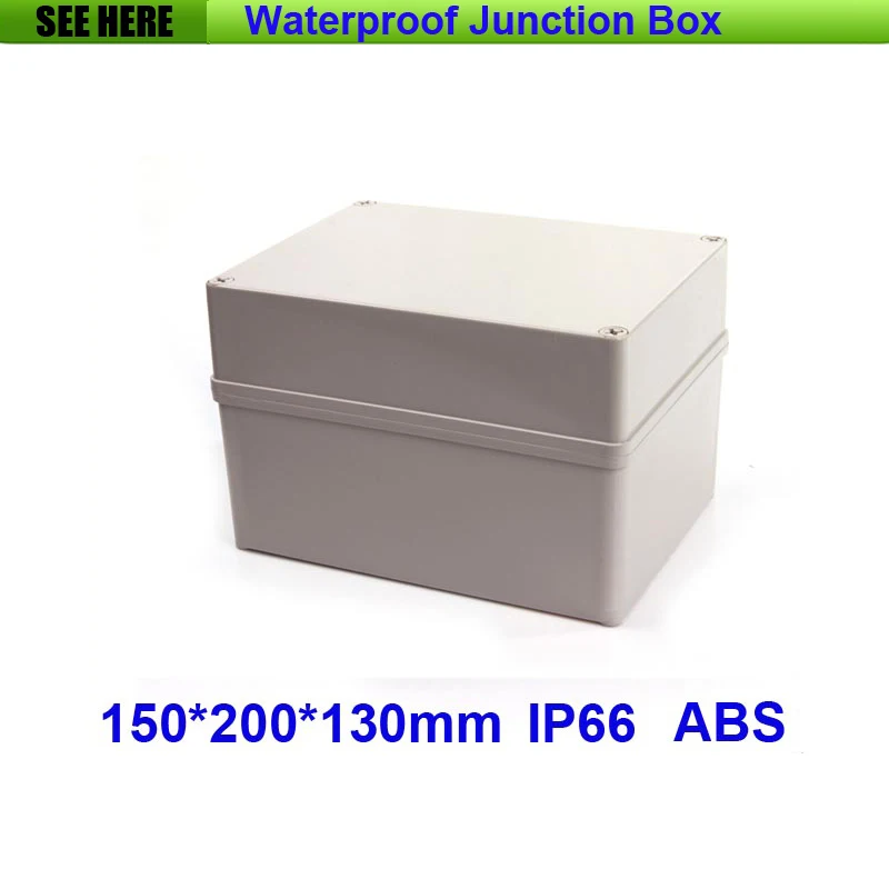 1 шт. водонепроницаемый пластиковый корпус IP66 150x200x130 мм|box gif|box storagebox parking |