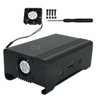 Raspberry Pi 3 поколения, металлический корпус, корпус из алюминиевого сплава, теплозащитный корпус с охлаждающим вентилятором