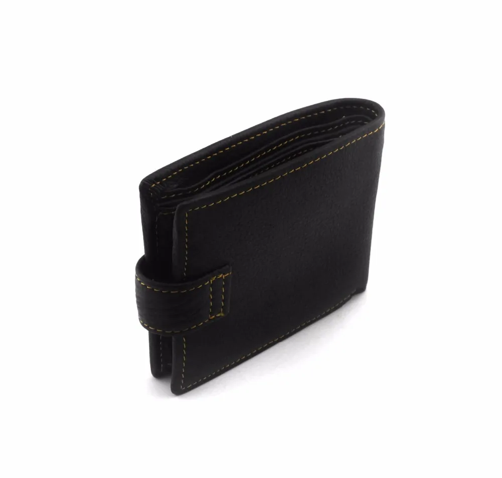 Мужской кошелек из натуральной кожи с 3d рисунком волка Ретро стиль мужские