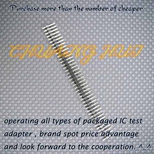 10 шт. 40 Булавки разъем 2.54 мм 1x40|connector 2.54mm|connector socketconnector 1/4 |