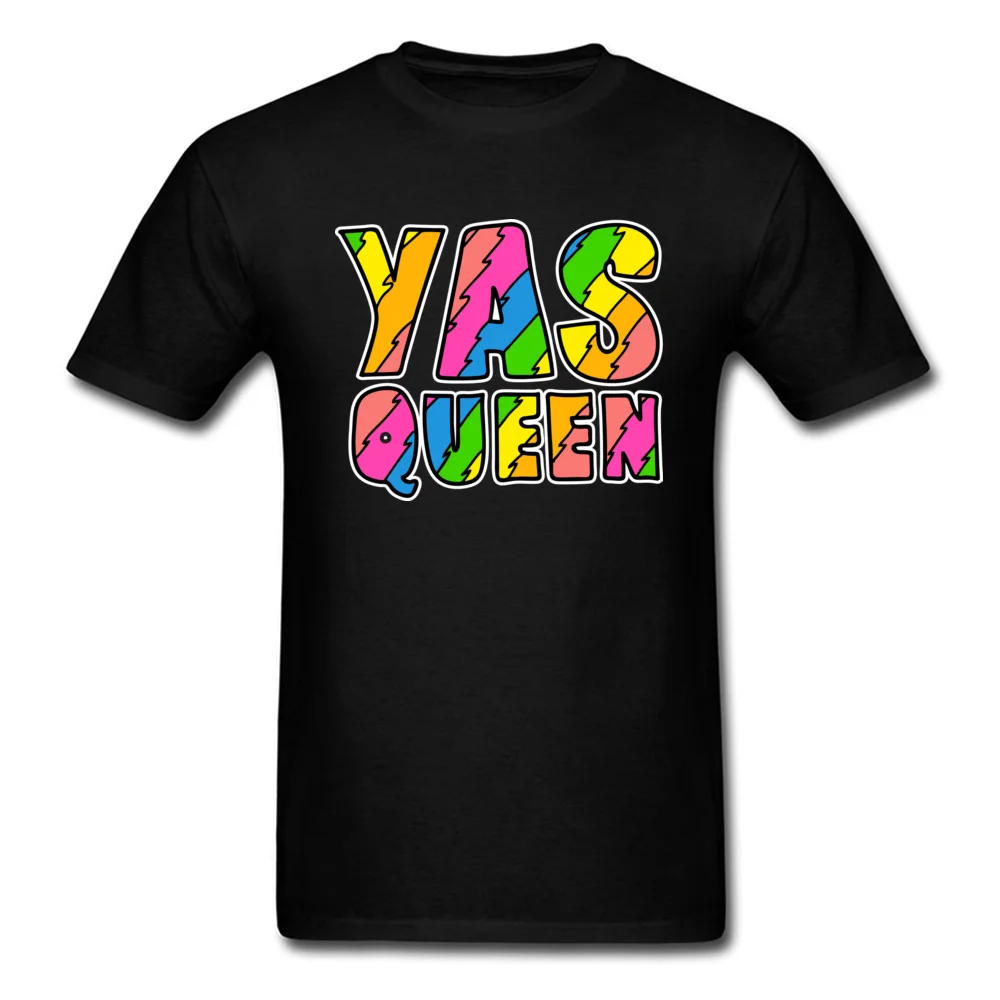 Yas queen День Рождения Осень хлопок вырез лодочкой мужские Топы И Футболки летняя