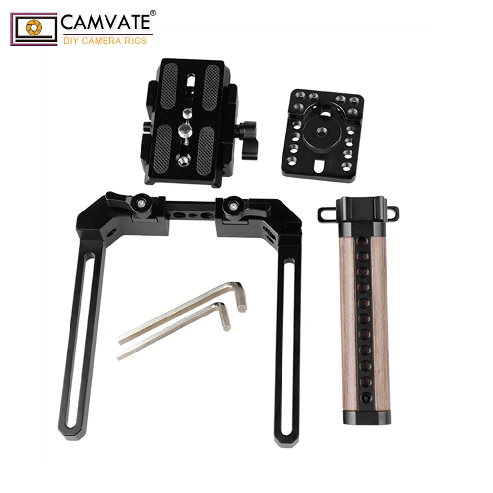 CAMVATE выдвижной штатив для камеры с быстроразъемной базовой пластиной Manfrotto и