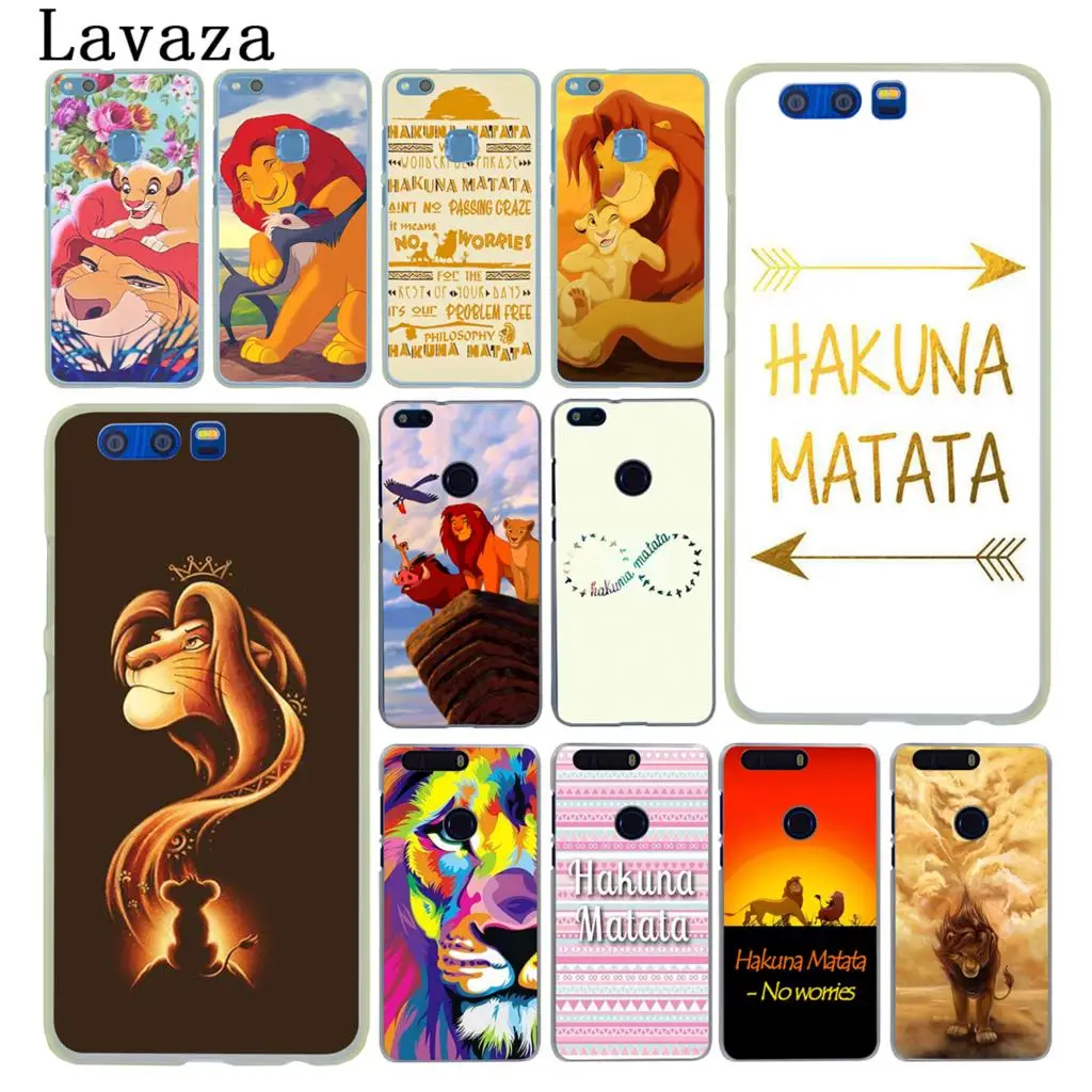 Жесткий чехол Lavaza The Hakuna Matata Lion King для huawei Y9 Y6 Y7 Prime Honor 20 8C 8X8 9 9X10 Lite 7C 7X 7A Pro