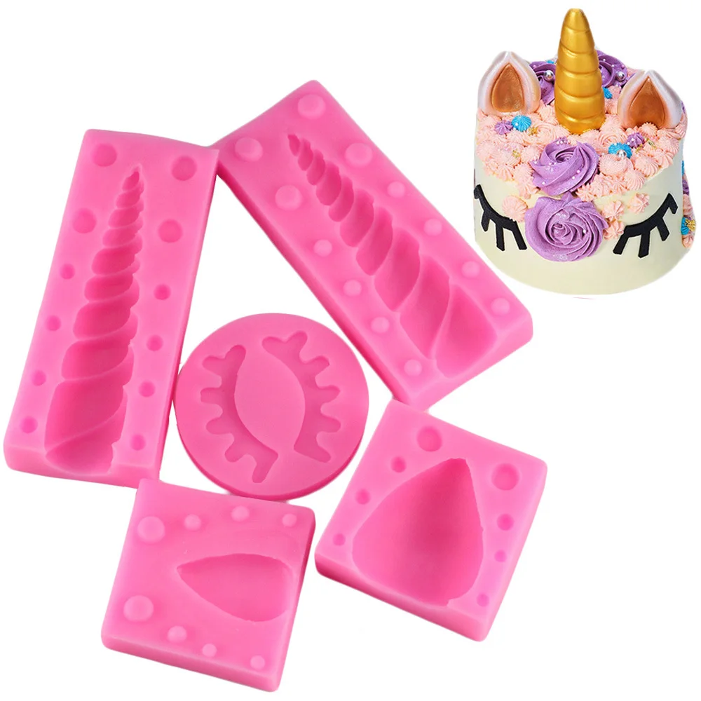 5 шт./компл. силиконовые формы для ушных глаз детские украшения торта на день