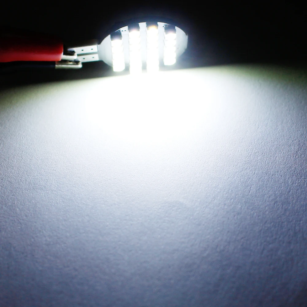 Светодиодная лампа T10 194 168 W5W 3528 1210 24 SMD 12 В постоянного тока купольная