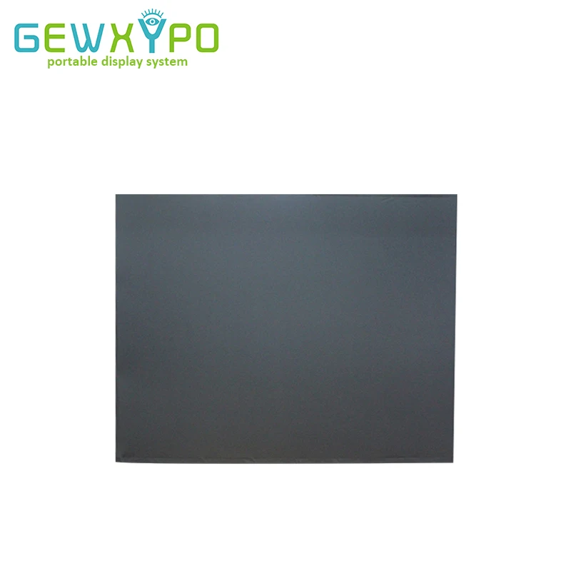 Выставочная стенд из эластичной ткани 10 футов выдвижная стойка с черным тканевым