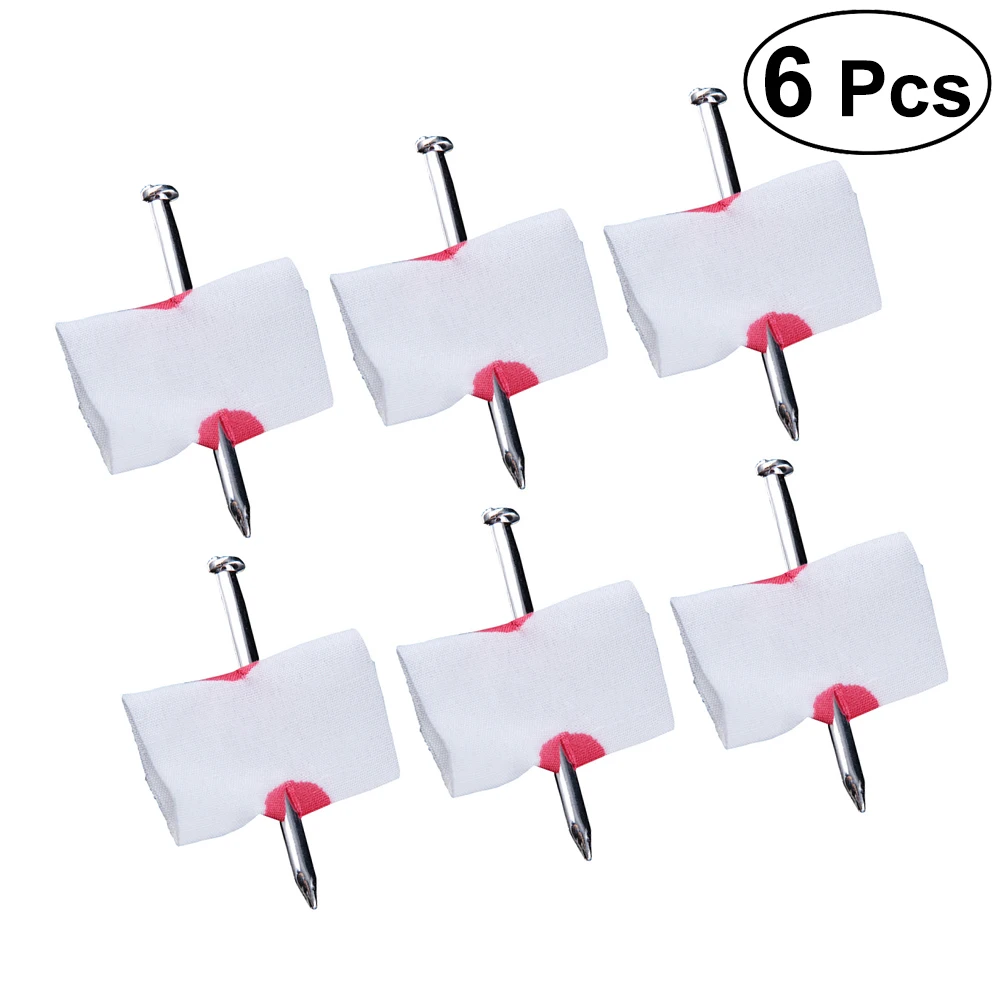 6 шт. Магическая игрушка-шутка с ногтями на пальце катушка реквизит День дурака