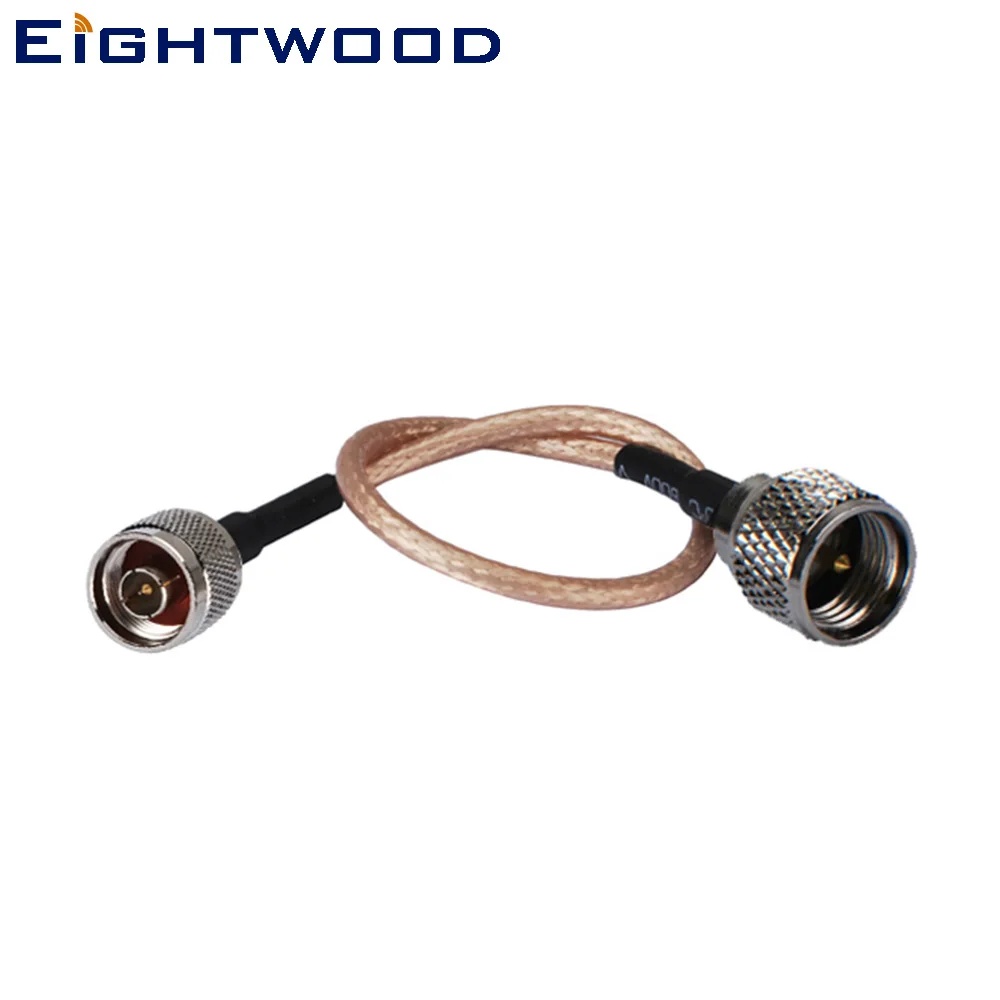 Eightwood РФ коаксиальный разъем кабель в сборе N Мужской прямой к мини UHF мужской