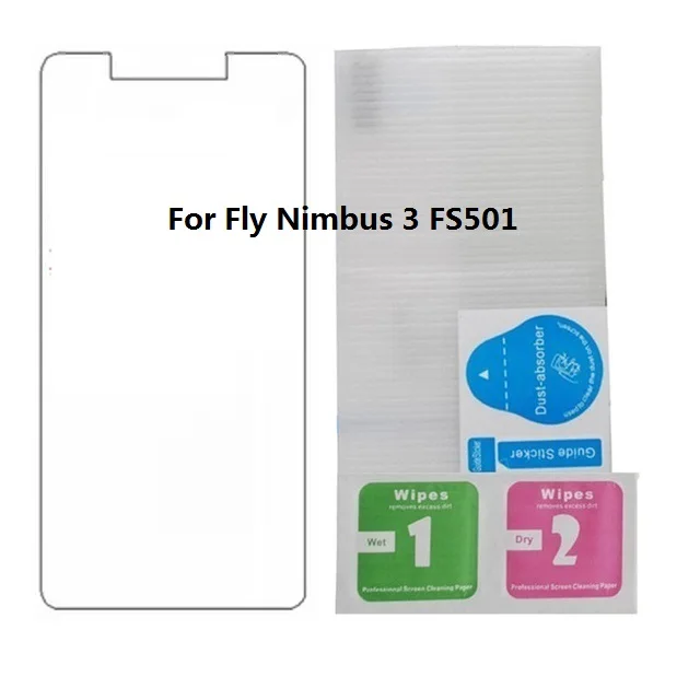 0 3 мм закаленное стекло 9h для Fly Nimbus FS501/защитная пленка 5 дюймового экрана