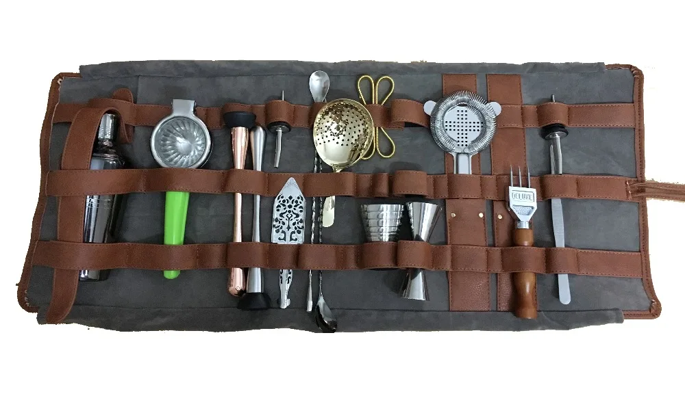 Бесплатная доставка сумка для бармена смешивания бармена|bar tools|bartender bagbartender tool roll