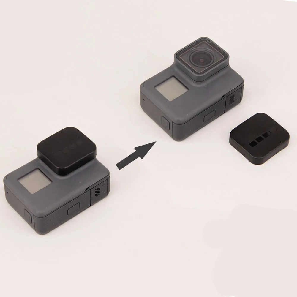 Защитная крышка для объектива Gopro Hero 5 6 7 черная Go Pro 5/6/7 Hero5 Hero6 аксессуары экшн