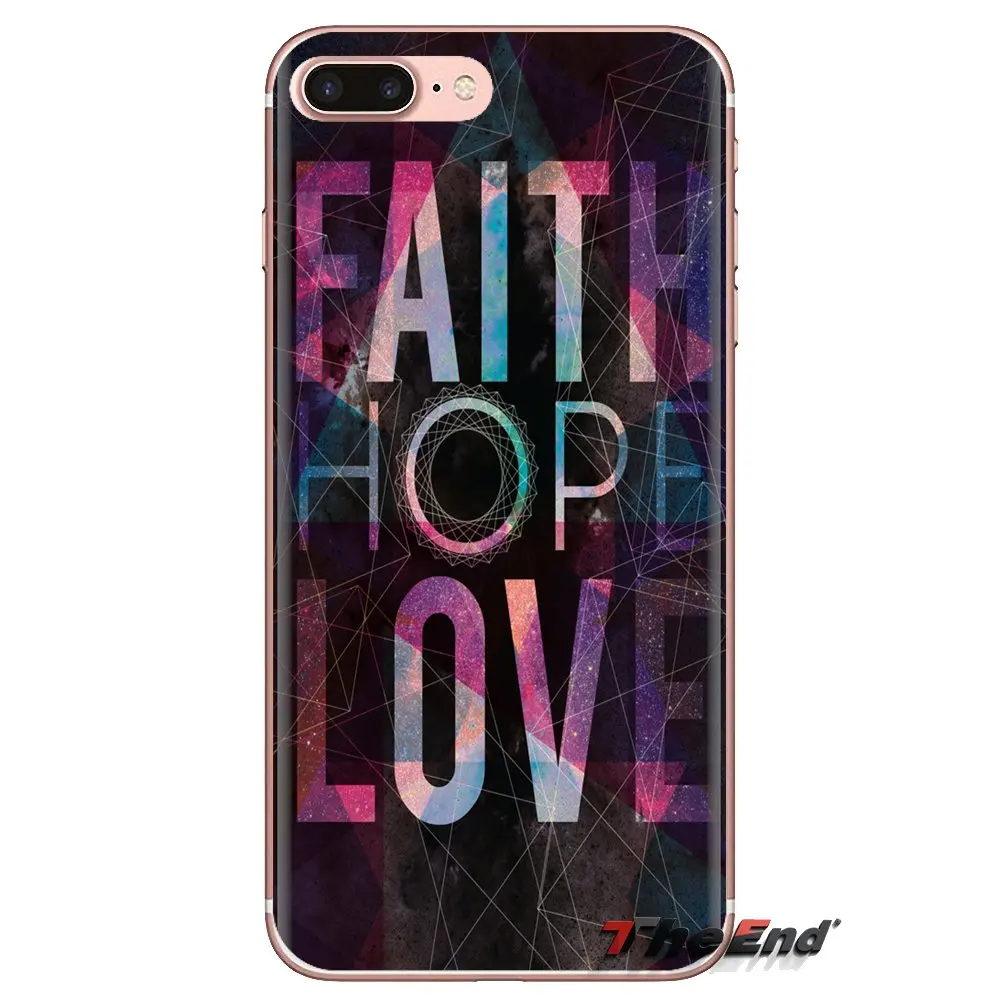 Мягкие прозрачные чехлы для Huawei Mate Honor 4C 5C 5X 6X 7 7A 7C 8 9 10 8C 8X 20 Lite Pro Faith Hope Love |
