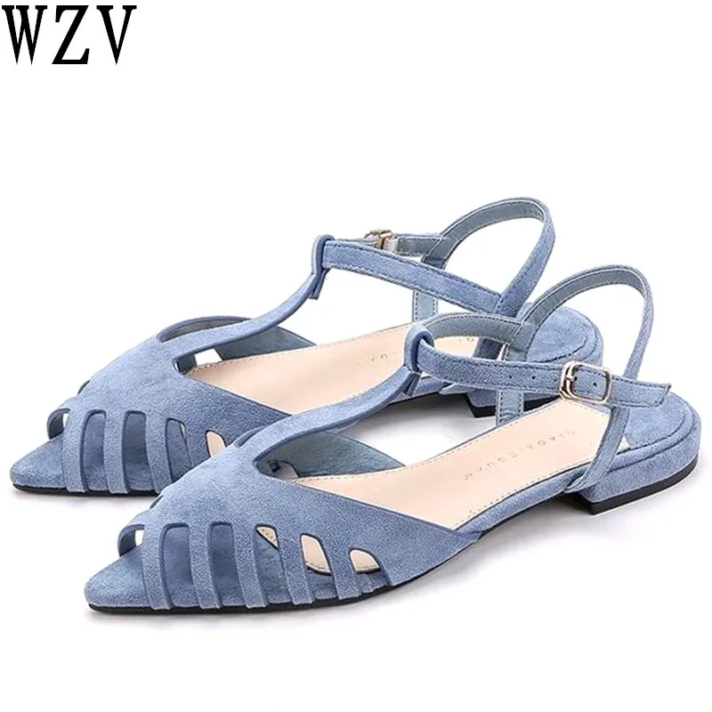 Женские сандалии гладиаторы большие размеры женская обувь на плоской подошве с