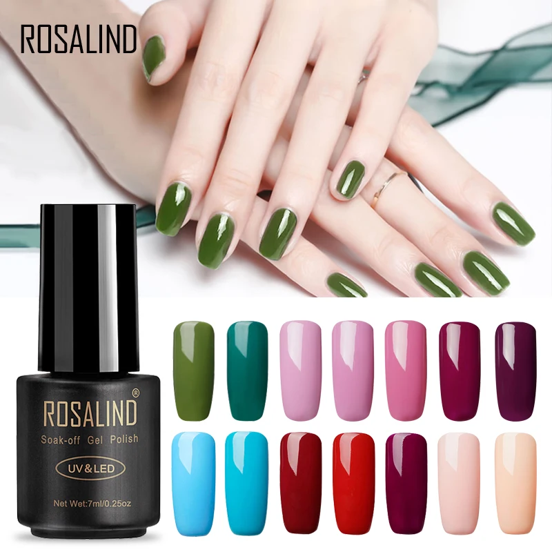 Гель лак для ногтей ROSALIND 7 мл Праймер акриловый УФ лампа гель аксессуары