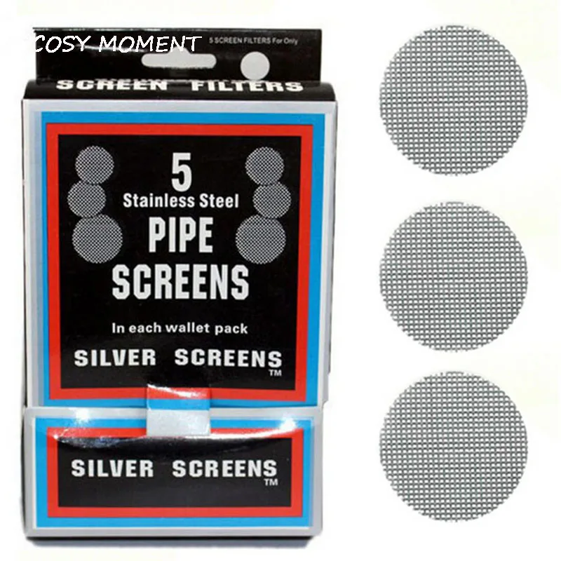 Уютный момент 100 шт в виде курительной трубки Сталь серебро Экран кальяна