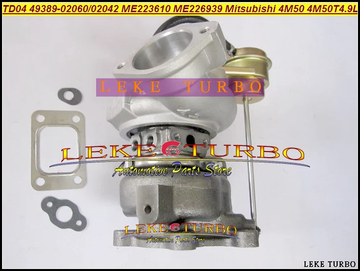 Турбокомпрессор TD04 4 49389 02060 02042 ME223610 ME226939 для грузовиков Mitsubishi 4M50 4M50T 4.9L с