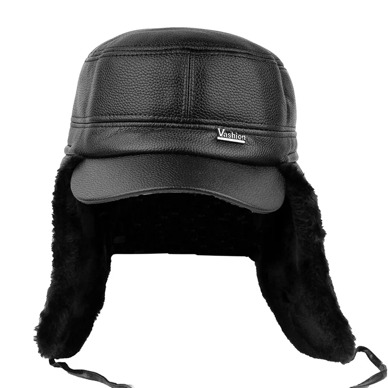 2019 Высококачественная зимняя шапка для мужчин среднего возраста защита ушей Lei