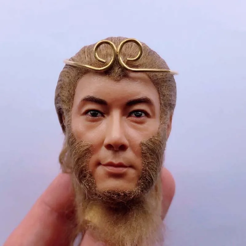 На заказ Dicky Cheung Head Sculpt 1/6 весы Sun WuKong азиатская Мужская резьба по голове модель