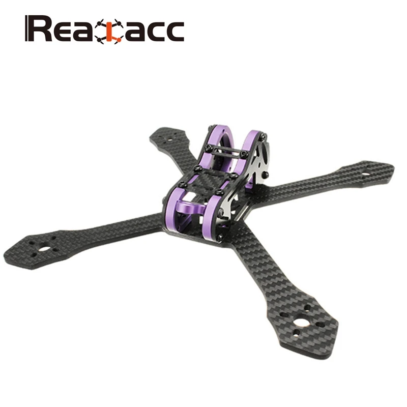 Специальное издание Realacc Purple215 215 мм 4 мм толщина руки углеродное волокно DIY RC гоночный комплект рамы для FPV Racer дроны Квадрокоптер