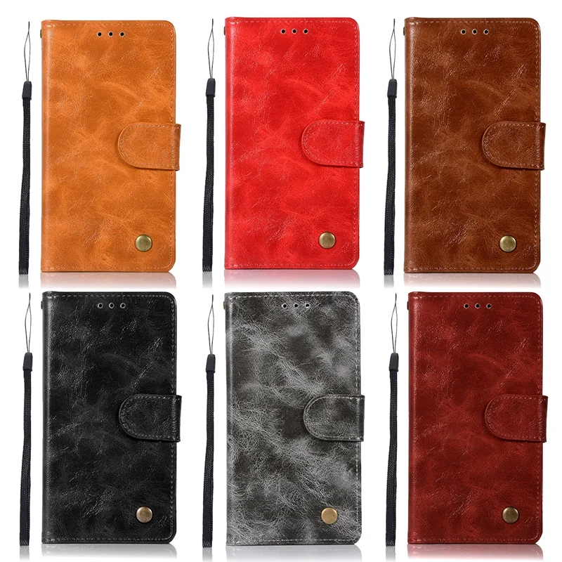 Винтажный чехол для Nokia 3 с откидной крышкой из кожи винтажный черный 5 карман карт