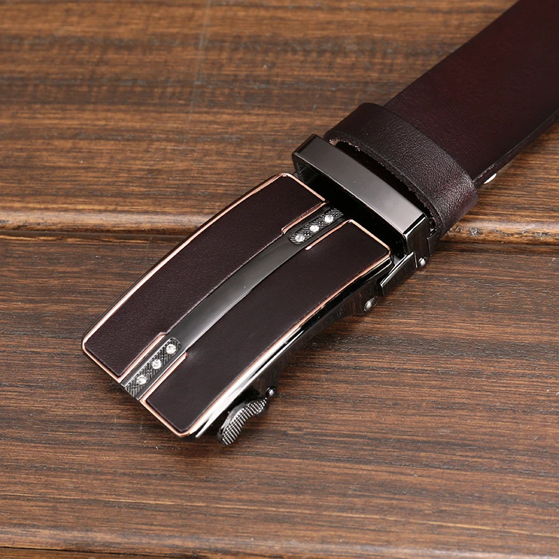 Дизайнерские мужские ремни высокого качества из натуральной кожи модные