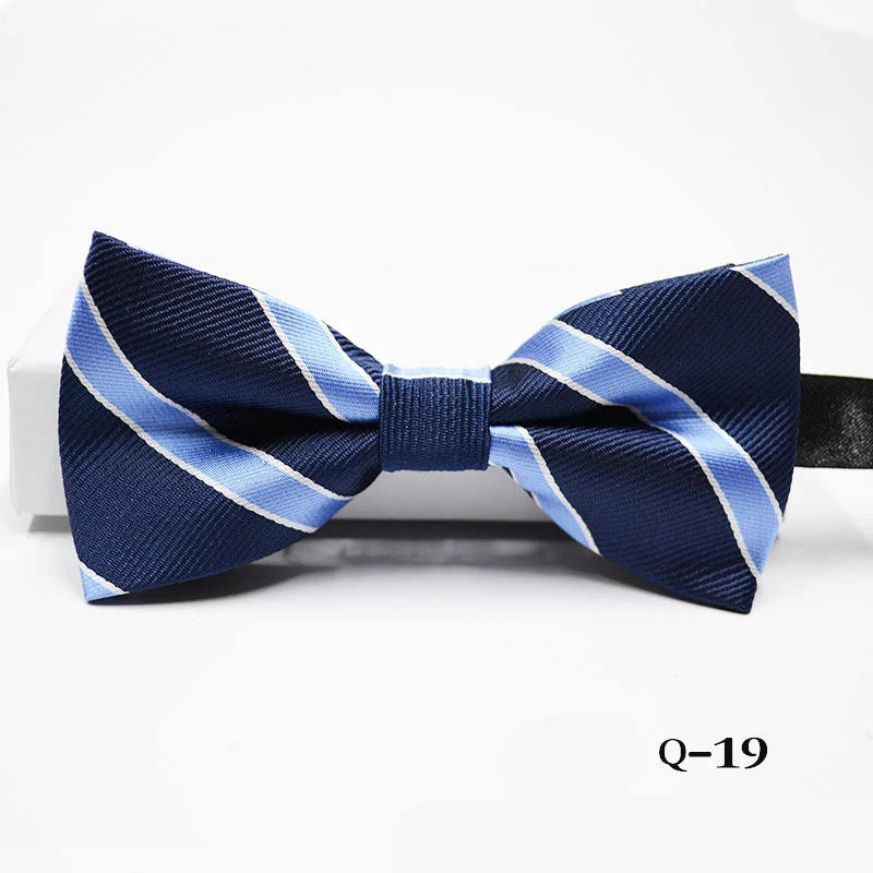 OnnPnnQ Fashion New Men Bow Tie Plaid Striped Solid Adjust Remove Neck Business Wedding Party Bowties Clothes Decoration | Аксессуары