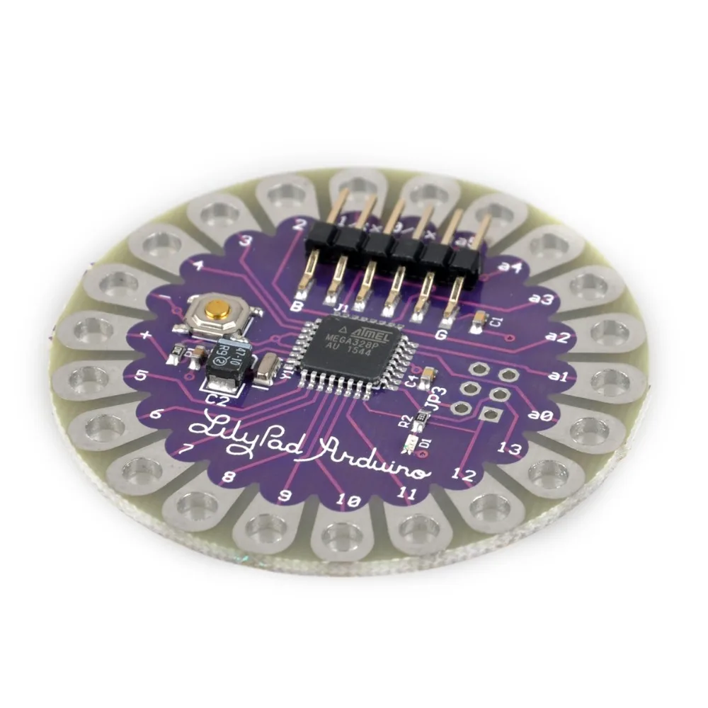 HoBiMart 1 шт. LilyPad 328 основная плата ATmega328P ATmega328 16 м для Arduino | Электронные компоненты и