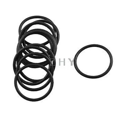 10 шт. черный резиновый масляный фильтр уплотнительное кольцо прокладка 20 мм x 17 1 5