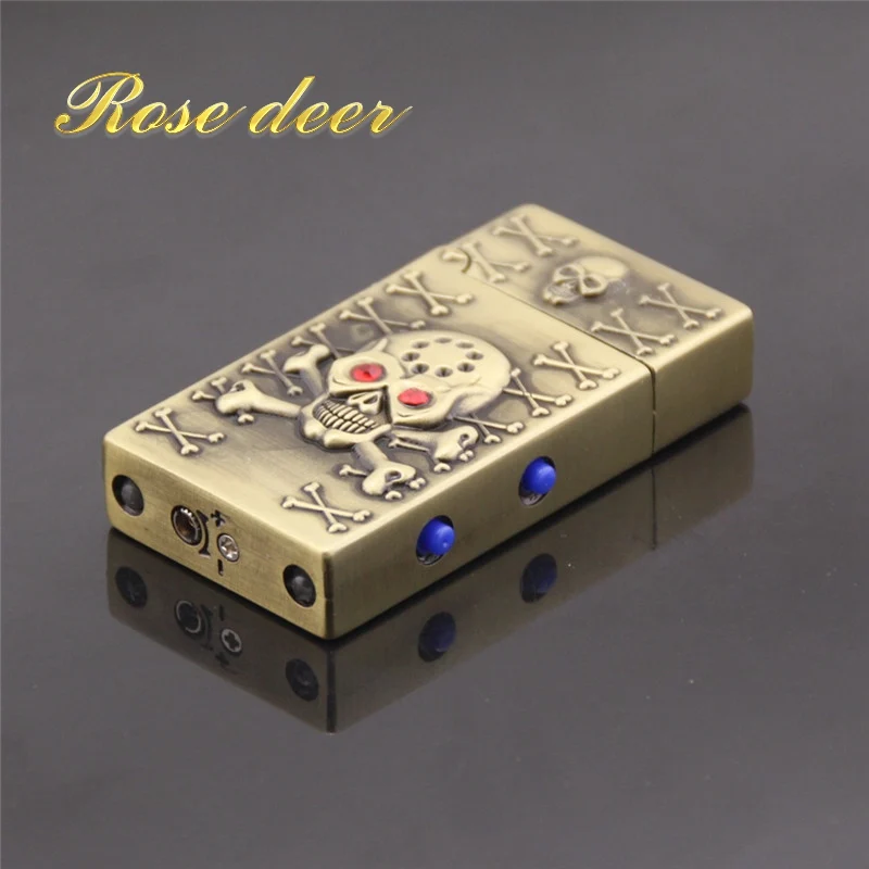 Модный прессованный Тип беспламенная прямая ветрозащитная Зажигалка для