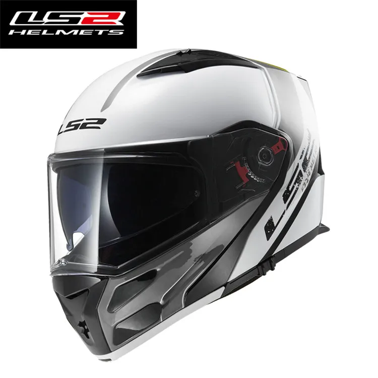 Rapid Black LS2 Metro откидной мотоциклетный шлем модульный шлем Каско Capacete Moto cask туристические шлемы руля круизер мотор FF324 - Цвет: Rapid Black