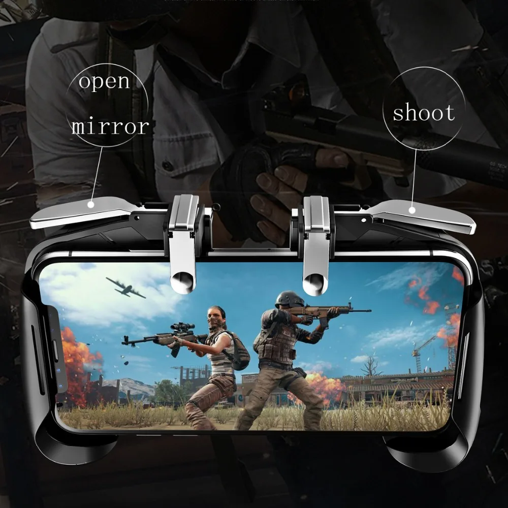 Мобильный геймпад для Pubg триггеры L1R1 сотового телефона джойстик Dzhostik триггер L1 r1