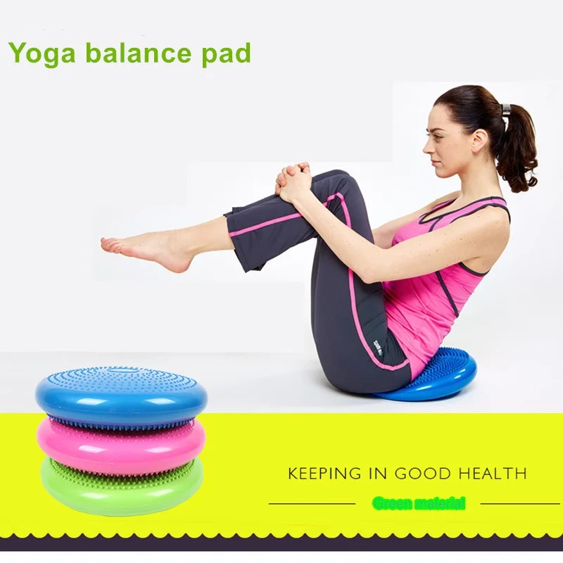 33 см Прочный надувной Йога массажный мяч коврик универсальный для спортивного