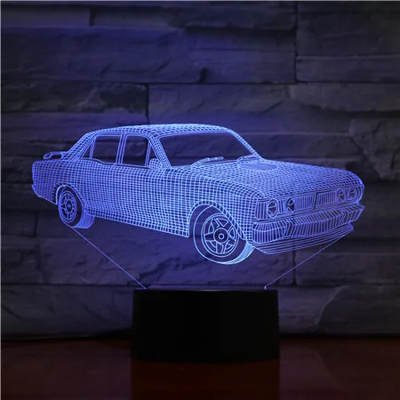 Подарки папе 3D лампа с изменением 7 цветов удивительная визуализация акриловая
