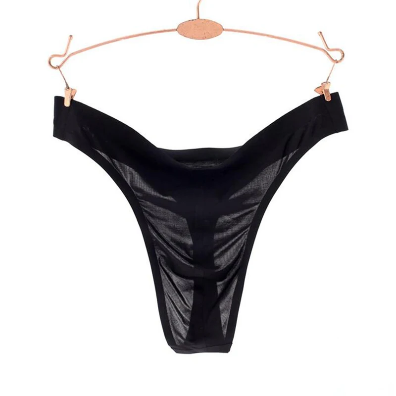3 шт. мужское сексуальное нижнее белье с G String Homme низкая посадка одноцветные