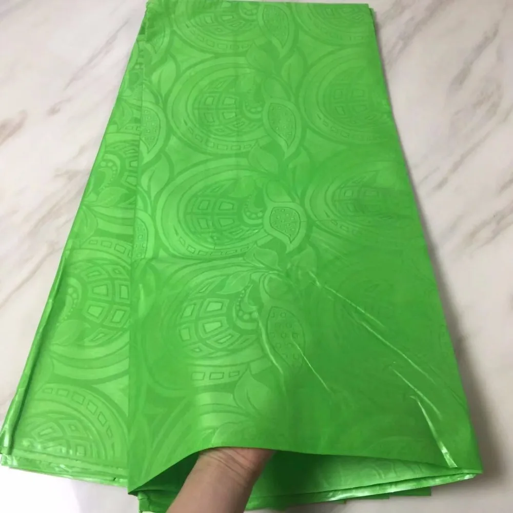 2018 Новое поступление Африканский базин богатая кружевная ткань с голубой