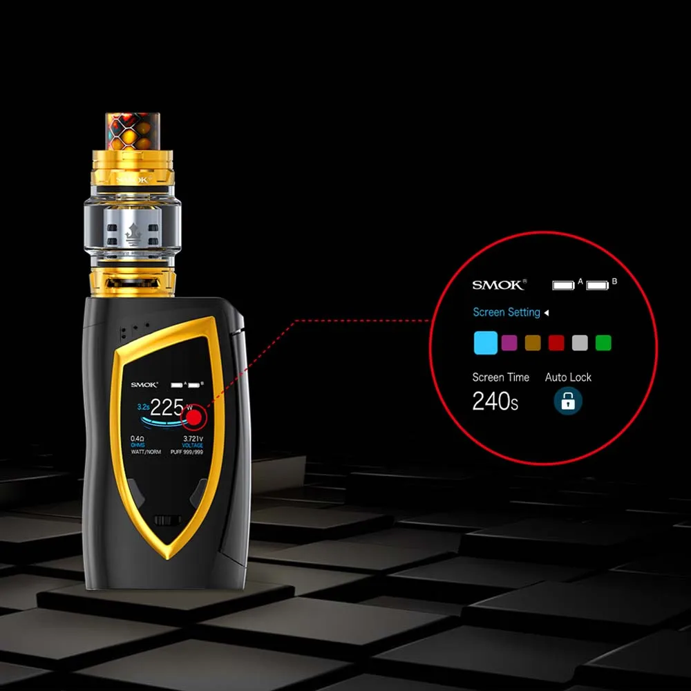 Электронных сигарет SMOK Devilkin комплект 225 Вт Mod с 8 мл TFV12 принц Танк V12 Q4 T10 катушки