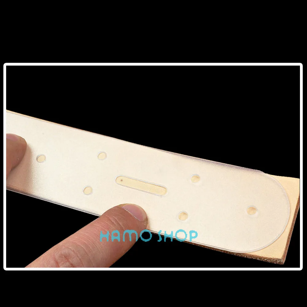 1 шт. отверстия для головки пряжки ремня кожаное ремесло DIY модуль шаблон