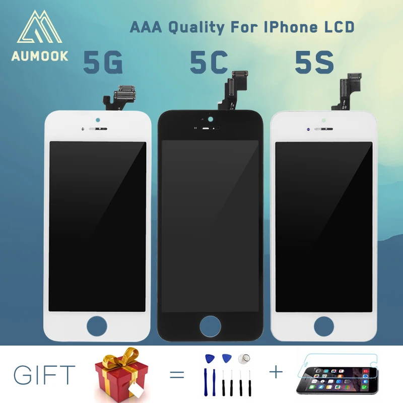 AAA качественный экран для iPhone 5 5S 5C ЖК дисплей и замена дигитайзера сенсорный