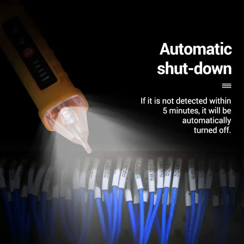 Multi-function AC Voltage Detector Induction Test Pencil Sound/Light Alarm / 12~1000V Non-Contact | Инструменты