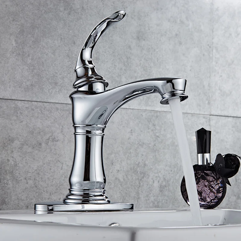 Каскадный смеситель для раковины Ванная с одной ручкой краны Рисование