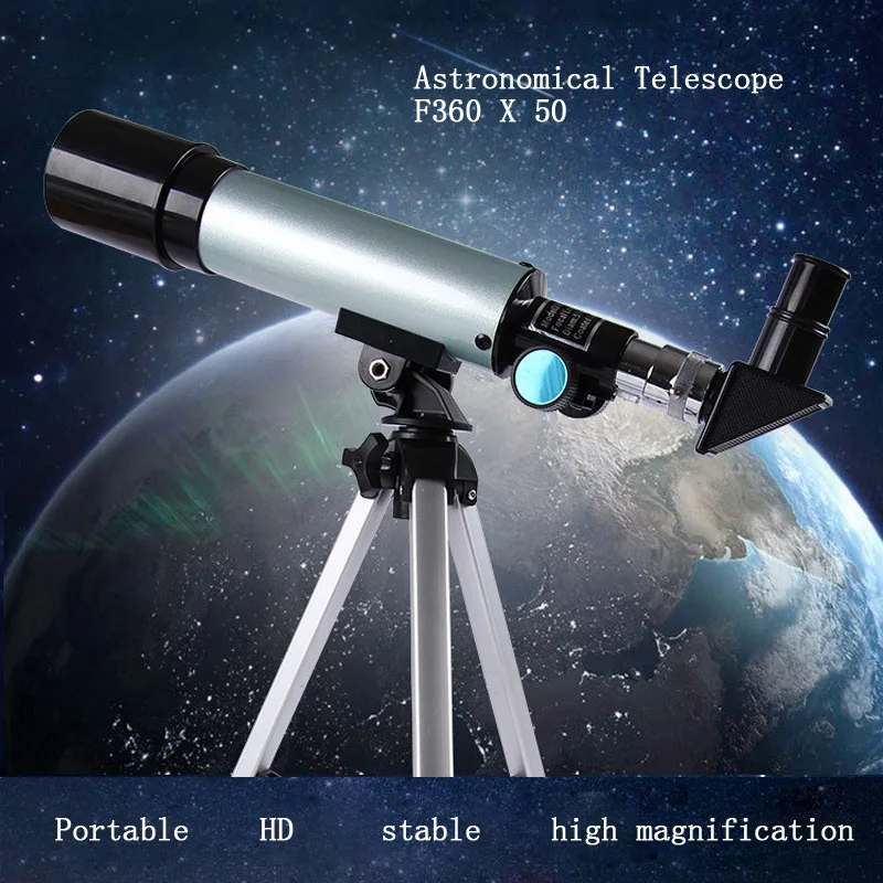 Professional HD Telescope Astronomical Monocular With Tripod Refractor Spyglass Zoom High Power Spotting Scopes Powerful | Спорт и