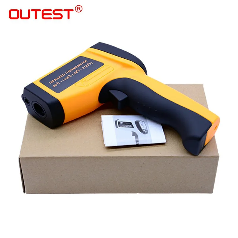 

Non Contact Laser Digital Thermometer IR Infrared Laser thermometer electronic Temperature Meter temperature instrument-30~1150C