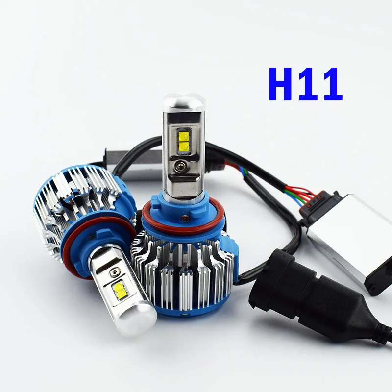 Автомобильная фара 12 в 80 Вт супер яркий прожектор H4 H7 led H11 H13 H1 9004 автомобильный