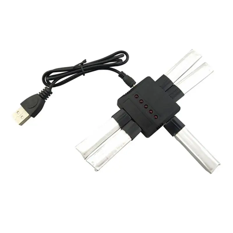 LeadingStar 5 шт. 3 7 V 200 мА/ч литий Батарея + В 1 Зарядное устройство для Wltoys V911 KV911 0005 F929 F939