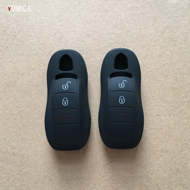 Новый дизайн силиконовый резиновый чехол для автомобильного ключа Porsche Cayenne Macan 911