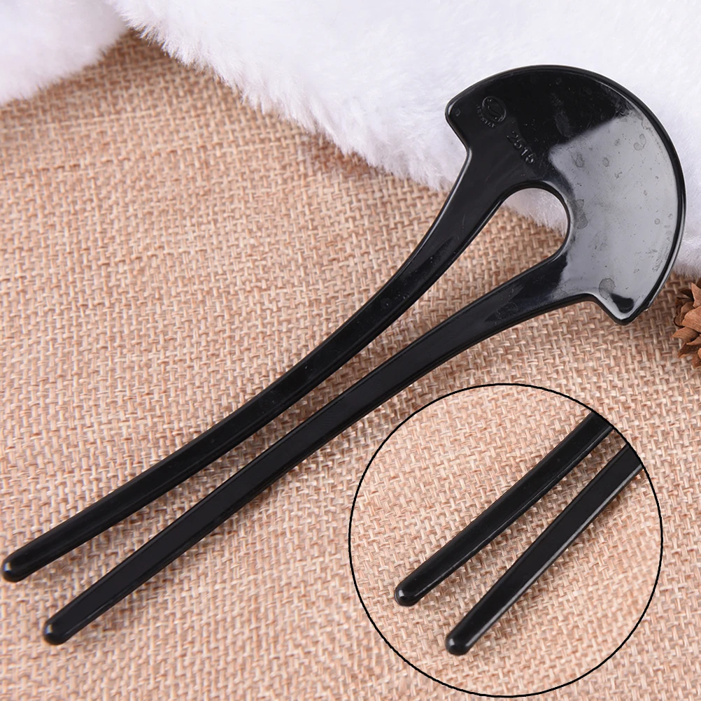 

3 Colors Plated U Shape Hair Sticks Copper Hair Pins Blank Base Setting For Women DIY Jewelry Making