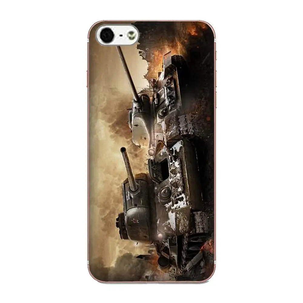 For Galaxy A3 A5 A7 On5 On7 2015 2016 2017 Grand Alpha G850 Core2 Prime S2 I9082 TPU Phone Coque World Of Tanks Game | Мобильные