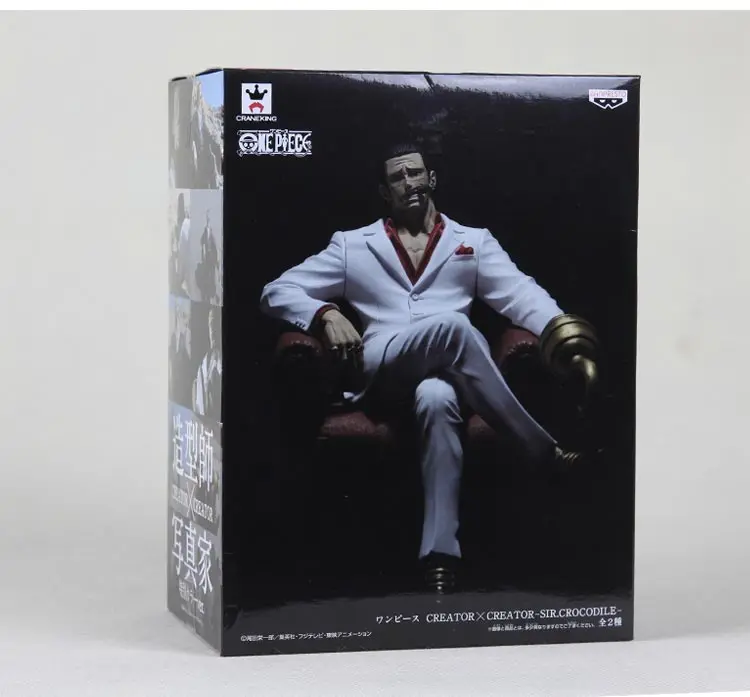 100% оригинальная Коллекционная Фигурка Banpresto Creator x Creator-сэр Крокодил (белый цвет