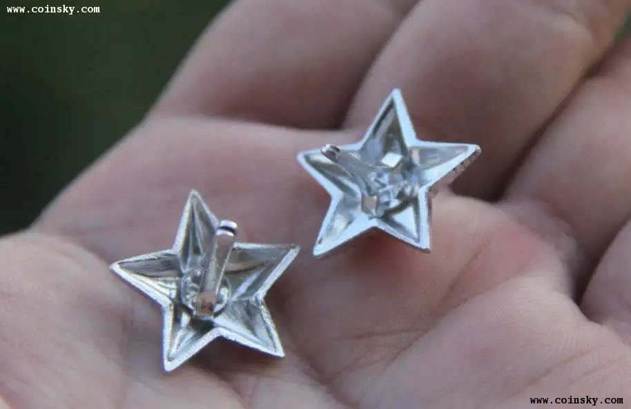 2 PCS A Pair China M1987 Star Military Army Uniforms medal order | Дом и сад