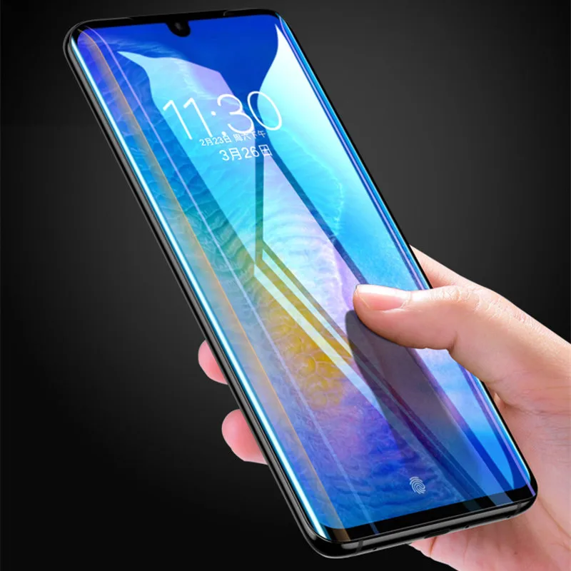 Для huawei P30 Pro закаленного Стекло 5D с загнутыми краями на весь экран Экран